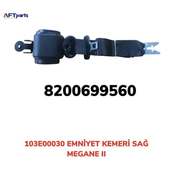 Emniyet kemeri otomatik sağ megane ıı Aft 103E00030/ 8200699560 resmi