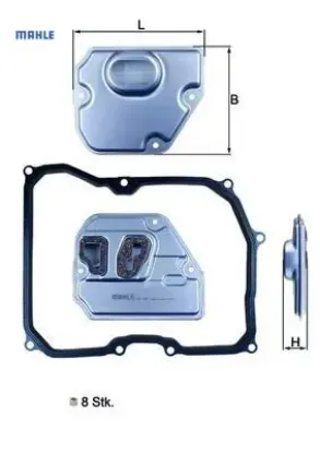 Otomatık sanzıman yagı fıltre setı mını r55 r56 r57 r58 r59 r60 r61 Mahle 24117566356 24347566358 resmi