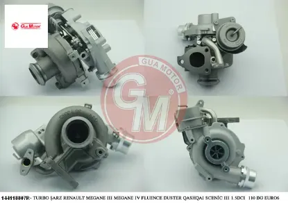 Turbo şarj renault megane ııı megane ıv fluence dacıa duster qashqaı scenic ııı 1.5dcı 90 bg euro6 2 Gua 144118807R/ 144113657R/ 144114428R resmi