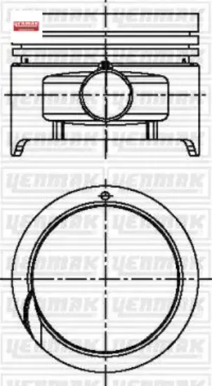Piston segman std hyundaı accent 1.3l 4g13 g4eh karbüratörlü 95-00 çap 71.50 mm / ölçü 1.5 x 1.5 x 3 Yenmak resmi