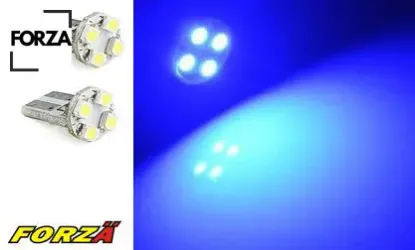 Led ampül 12v.4 lü smd b.dipsiz mavi Forza resmi