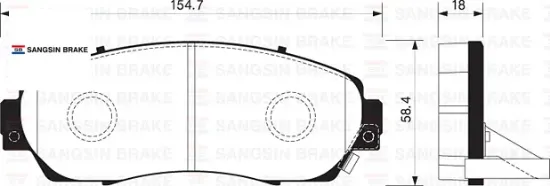 Ön fren balata honda cr-v 1.6l n16a2 i-dtec dizel otomatik vites 4×4 re6 kasa 13-> - aşınma ikaz sok 45022SHJA50/ 45022SHJA00/ WVA24342 resmi