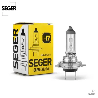 Ampul h7 12v 55w px26d standart yenileme 3.500k standart ışık Seger resmi