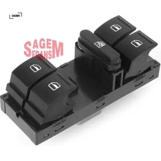 Cam açma düğmesi dörtlü golf 5 plus - jetta - passat ön sol Sagem 1K4959857B resmi