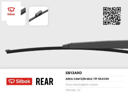 Silecek süpürgesi arka muz tipi 330mm kıa cee d. pro cee d 05/12> Sılbak resmi