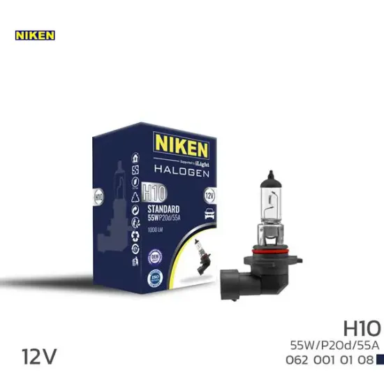 Nıken h10 55w halojen ampul p20d/55a 12v Nıken resmi