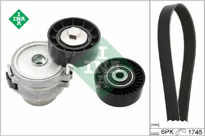 Kanallı kayıs setı land rover 224dt dıscovery sport l550 freelander ıı l359 Ina LR085466/ LR000996/ LR004877 resmi