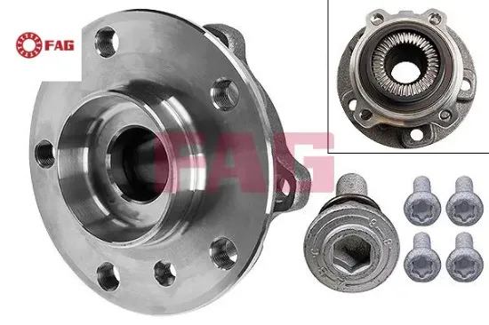 Teker rulmanı on bmw f07 f10 f11 f12 f13 f01 f02 f03 f04 f25 f26 porya Fag 31206867088 resmi