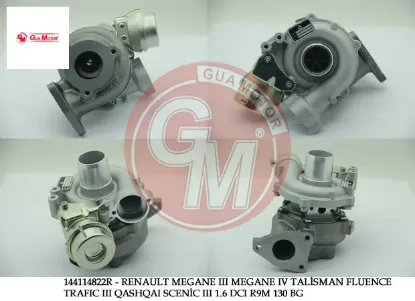 Turbosarj mercedes vıto om622 w447 . renault trafıc ııı 15> megane ıv 15> fluence 13> talısman 15> k Gua 144114822R/ 144110972R/ 144111292R resmi