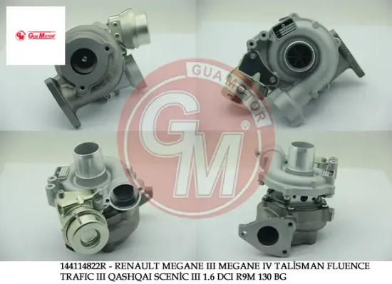 Turbosarj mercedes vıto om622 w447 . renault trafıc ııı 15> megane ıv 15> fluence 13> talısman 15> k Gua 144114822R/ 144110972R/ 144111292R resmi