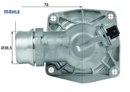 Termostat bmw m73 b54 e38 Mahle 11531436852 resmi