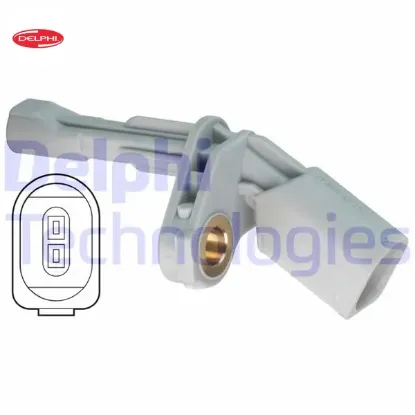 Arka abs hız sensörü sağ q3-beetle-eos-golf-jetta-passat-scırocco-sharan-tıguan-touran 03/2006 > Delphı WHT003858A/ 1K0927808A resmi