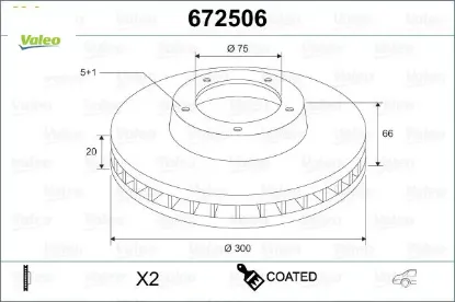 Fren dıskı arka bmw e81 e87 e90 e91 e92 e93 e84 Valeo 34216864901/ 34216764653/ 34216855008 resmi