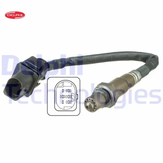 Oksijen sensörü p207-p308-p508-p2008-p3008-c3-c4-c5-partner-berlıngo-ds3-ds4- 1.4-1.6 vti mini r55 r Delphı 1618.LL/ 1618.V0/ 1918.LL/ 11787590713 resmi