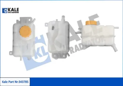 Genleşme kavanozu kapaklı chevrolet aveo radyatör ek su deposu Kale radyatör 96930818/ 96815542 resmi