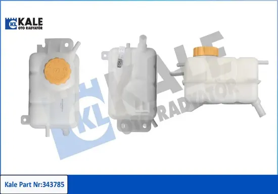 Genleşme kavanozu kapaklı chevrolet aveo radyatör ek su deposu Kale radyatör 96930818/ 96815542 resmi