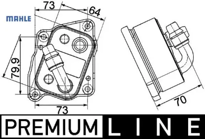 Yag sogutucusu bmw n40 n42 n43 n45 n46 e81 e82 e87 e88 e46 e90 e91 e92 e93 e60 e61 e84 e83 e85 Mahle 11427508967 resmi