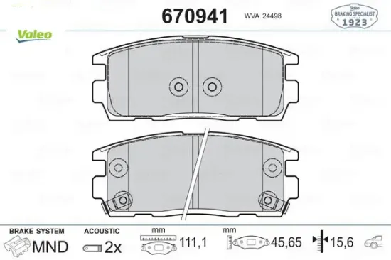 Arka balata antara 2.4-3.2 v6-2.0 cdtı 5.06 >10 > captiva 2.0d 2.2d 2.4 3.0 3.2 06.06 >11 > Valeo 95599731/ 96626076/ 1605123/ WVA24498 resmi