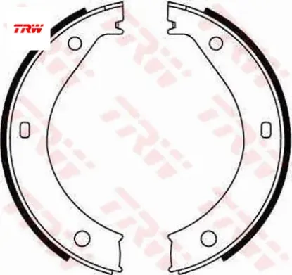 Fren balatası arka park frenı bmw e36 e28 e34 e24 e23 e32 e38 e31 e52 Trw 34211154926 resmi