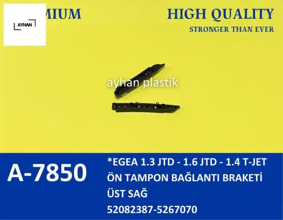 Ön tampon bağlantı ayağı sağ üst fıat egea 1.3 jtd-1.6 jtd- 1.4 t-jet 52082387/ 5267070 resmi