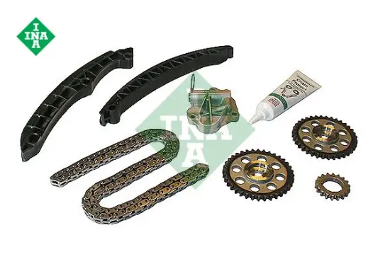 Eksantrik zincir seti golf5-golf6-jetta-a3-leon 04-13 bag-blf-blp-bmy-caxa-cava Ina 03C109158A/ 03C109507AH/ 03C109509P resmi