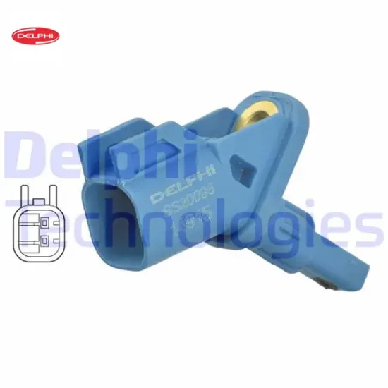 On abs sensoru sag/sol focus ıı 03>11 focus ıı c max 04>11 mondeo ıv 07>14 volvo c30 533 10>12 c70 Delphı 1356184/ 3M5T2B372DA resmi