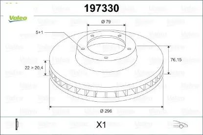 Fren dıskı on bmw e39 Valeo 34116767061 resmi