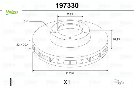 Fren dıskı on bmw e39 Valeo 34116767061 resmi
