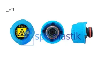 Genleşme kavonoz kapağı orjinal tip/oringli mavi palıo-albea-sıena-doblo-lınea-fıorıno 1.4 bar fıat Spk 46521714/ 46799364/ 5014877/ 5014873 resmi