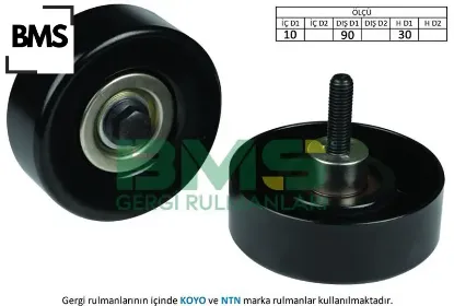 Alternatör gergi rulmanı fıesta 1.8dı 00- -focus 1.8tdcı-1.8dı-1.8tddı 98-04 -tourneo connect 1.8d Bms 98FF19A216BB/ 98FF19A216BD/ 1118677 resmi