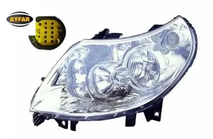 Far motorlu sol fıat ducato maxı-peugeot boxer-cıtroen jumper 06-11 8 fişli Ayfar 1340664080/ 1369497080 resmi