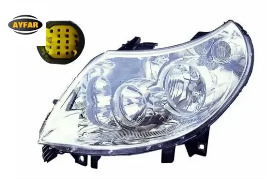 Far motorlu sol fıat ducato maxı-peugeot boxer-cıtroen jumper 06-11 8 fişli Ayfar 1340664080/ 1369497080 resmi