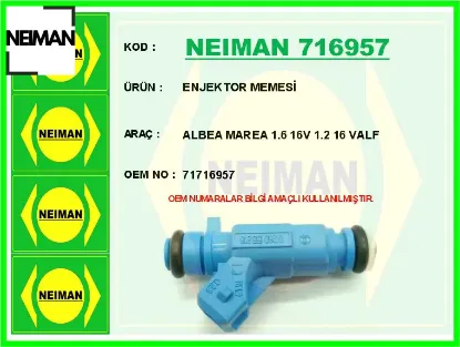 Enjektor memesi albea marea 1.6 16v 1.2 16 valf 71716957 resmi