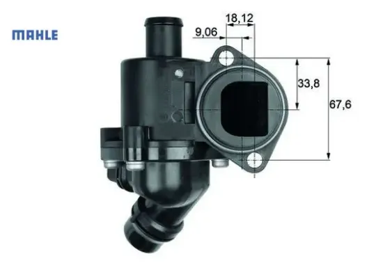 Termostat komple a4-a6 1.8t 100c Mahle 06B121111K/ 06B121111D/ 06B121111G resmi