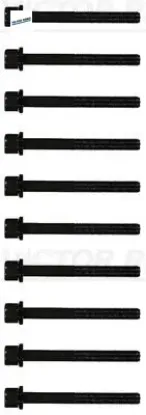 Sılındır kapak saplaması 10 adet opel vectra a-b-astra f-g-h 1.8-2.0 16v x20xev-xe-let-ler antara-ca 90466480/ 607256/ 4501060 resmi