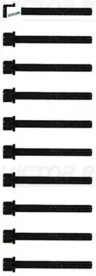 Sılındır kapak saplaması 10 adet opel vectra a-b-astra f-g-h 1.8-2.0 16v x20xev-xe-let-ler antara-ca 90466480/ 607256/ 4501060 resmi