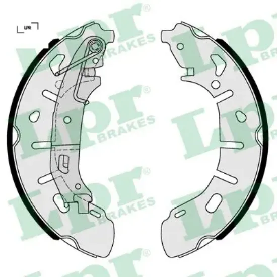 Arka pabuç balata doblo 1.4-1.3d-1.6d-2.0d 10 > 254×55 Lpr 77365346 resmi