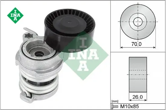 Kayıs gergı rulmanı bmw e81 e82 e87 e88 e46 e90 e91 e92 e93 e60 e84 e83 e85 kutuklu Ina 11287524267 resmi