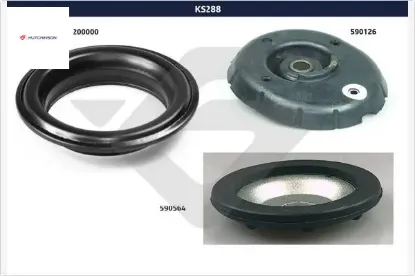 Ks174 ön amortisör takozu rulmanı komple kiti p208-p2008-p301-c-elysee 12 > c3 ıı-c3 pıcasso-ds3 10 Hutchınson 5035.27/ 5038.G6/ 5031.F2 resmi
