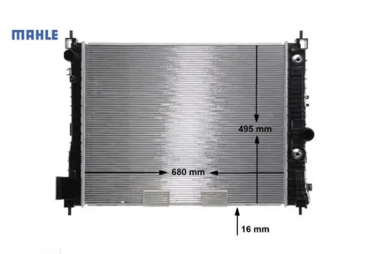 Radyatör opel mokka 1.4-1.6 12- mokka x 1.4-1.6 cdtı 12- 1300365-1300366-42418327-94552132 Mahle 42418327/ 94552132/ 42361594/ 42418326 resmi