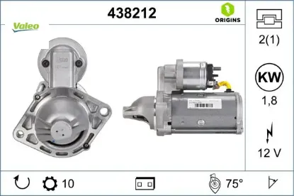 Mars motoru 12v 10dıs 1.8kw opel astra h-combo c-corsa c-d-merıva a-tıgra-agıla 1.3 cdtı Valeo 93186246/ 6202105/ 9098031/ 6202105 resmi