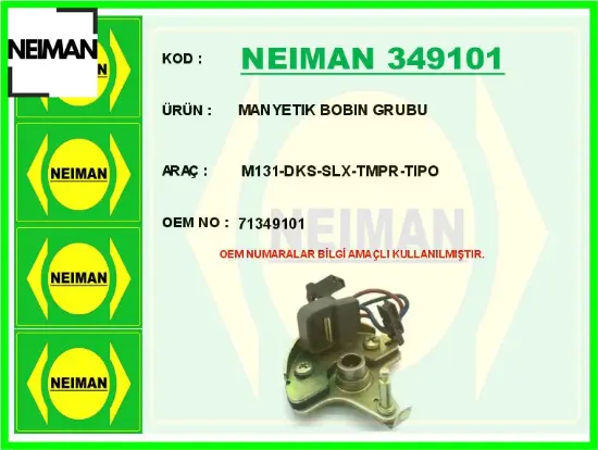Manyetık bobın grubu m131-dks-slx-tmpr-tıpo 71349101 resmi