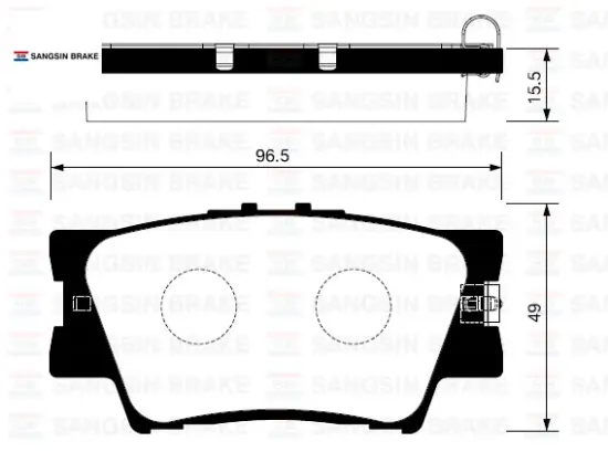 Arka fren balata toyota rav4 2.0l 1az-fe aca30 aca31 06-12 / 2.0l 1ad-ftv d4-d ala40 12-> 0446606070/ 0446606090/ 0446642060 resmi