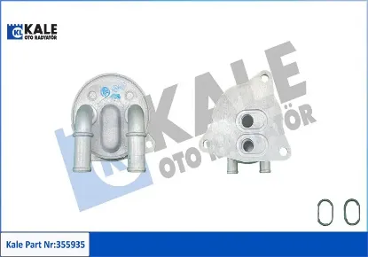 Yağ soğutucusu volvo s60-v40-v60-xc40-xc60-xc90 13> d3-d4-d5-t3-t4-t5 Kale radyatör 31437022/ 31437023 resmi