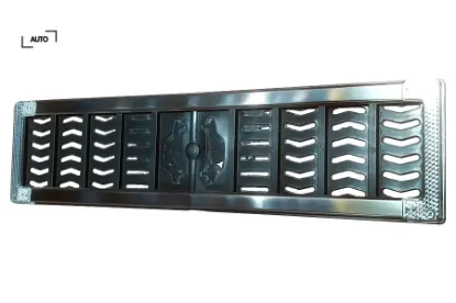 Plaka altlığı paslanmaz beyaz reflektörlü 2 li takım hırdavat PLAKALIK resmi