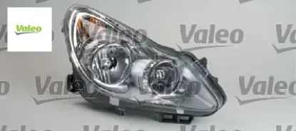 Sağ far krom opel corsa d 06>14 elektrikli halojen motorlu h7 h1 tanım: ef adaptif hariç Valeo 93189358/ 1216188 resmi