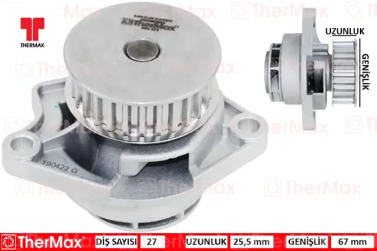 Devirdaim polo 00-12 1.4 16v - ıbıza-cordoba-fabıa 1.4 16v 04-10 ahw-bby-bky-cgl t Thermax 036121005S/ 036121008K/ 036121005E resmi
