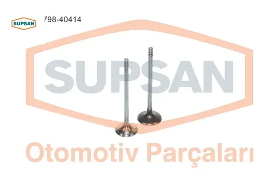 Subap emme egzoz corsa 1.0-1.2 16v x10-12xe/ z10-12xe Supsan 641051/ 641045/ 641364 resmi