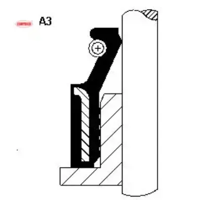 Supap lastıgı mercedes m104 m111 m113 m112 m266 m271 om612 om628 om646 Corteco A0000534158/ 12014586/ 830.489 resmi