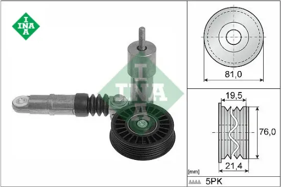 Alternatör gergi rulmanı kütüklü komple passat-a4 1.9 tdı avf-avb Ina 038903315P/ 038903315D resmi